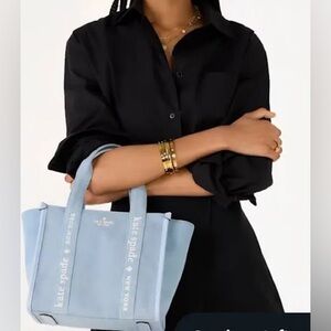 Kate Spade Denim Blue Tote Bag